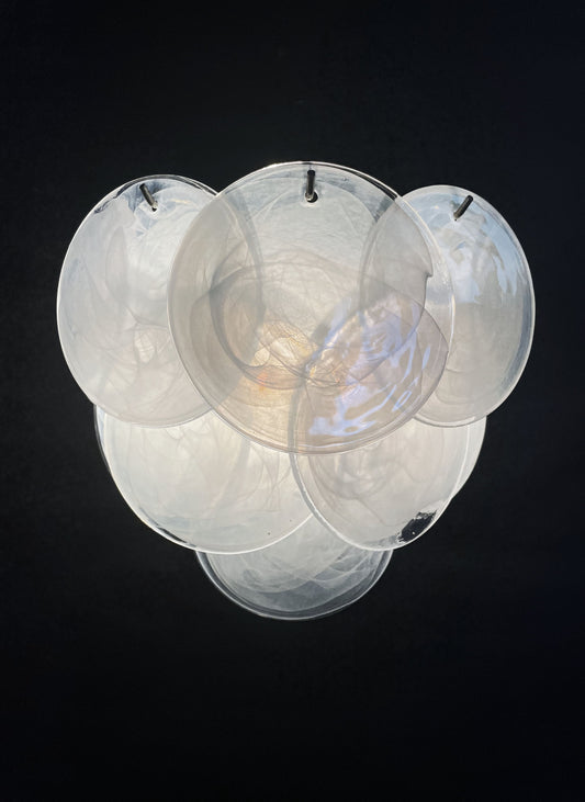 Murano wall lamp Iris White