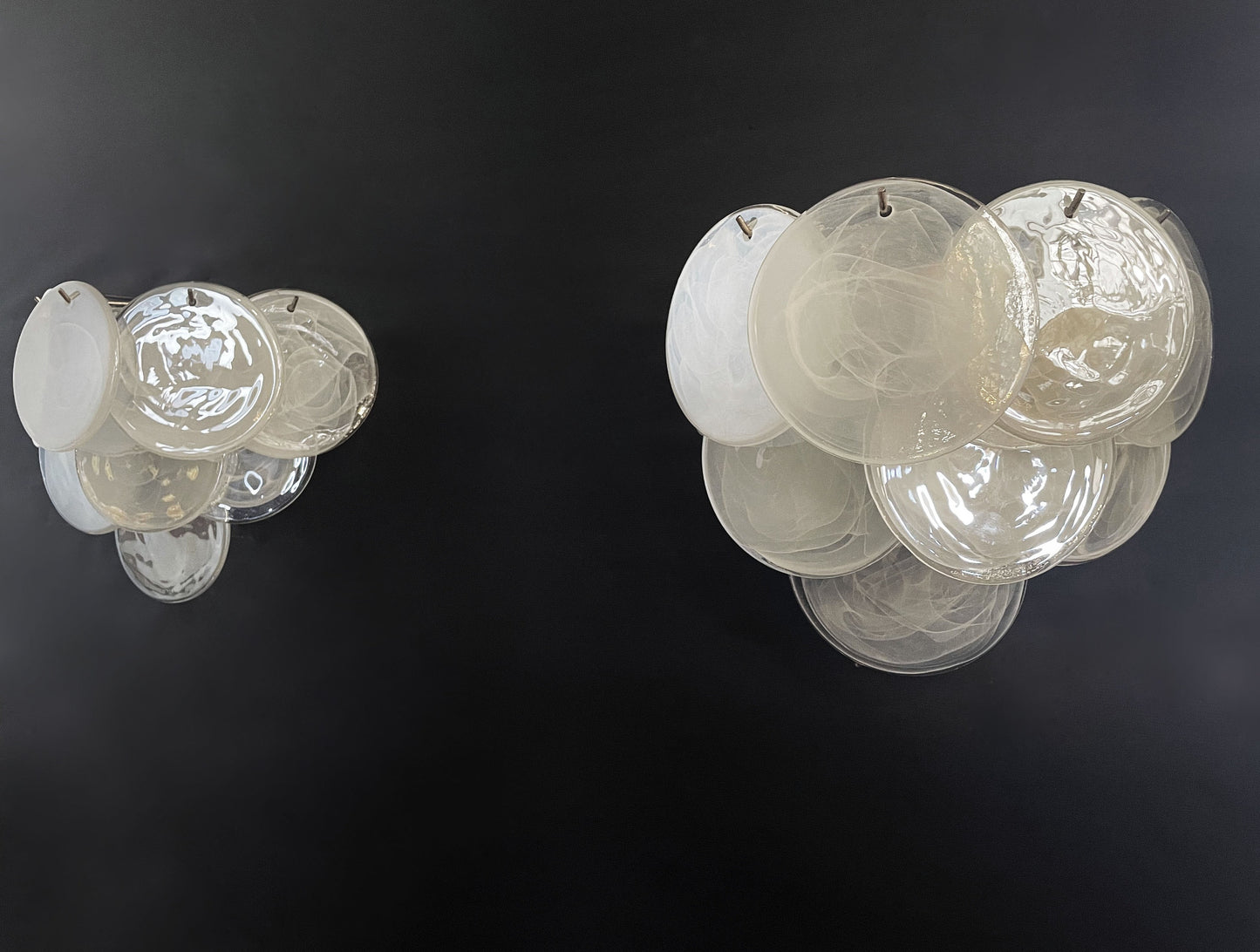 Murano wall lamp Iris White