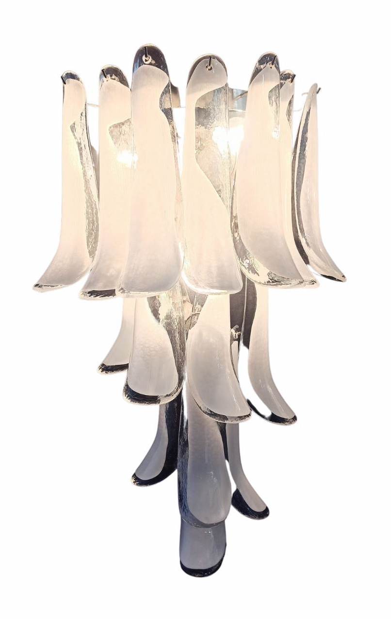 Murano wall lamp Calli White XL