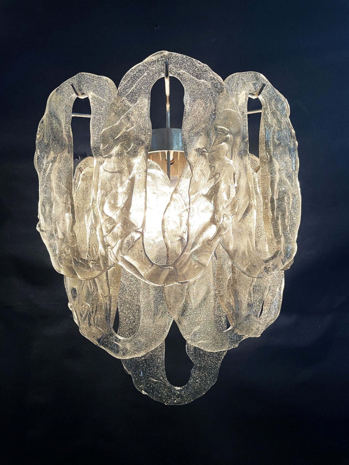 Murano wall lamp Pulegosi Antique green