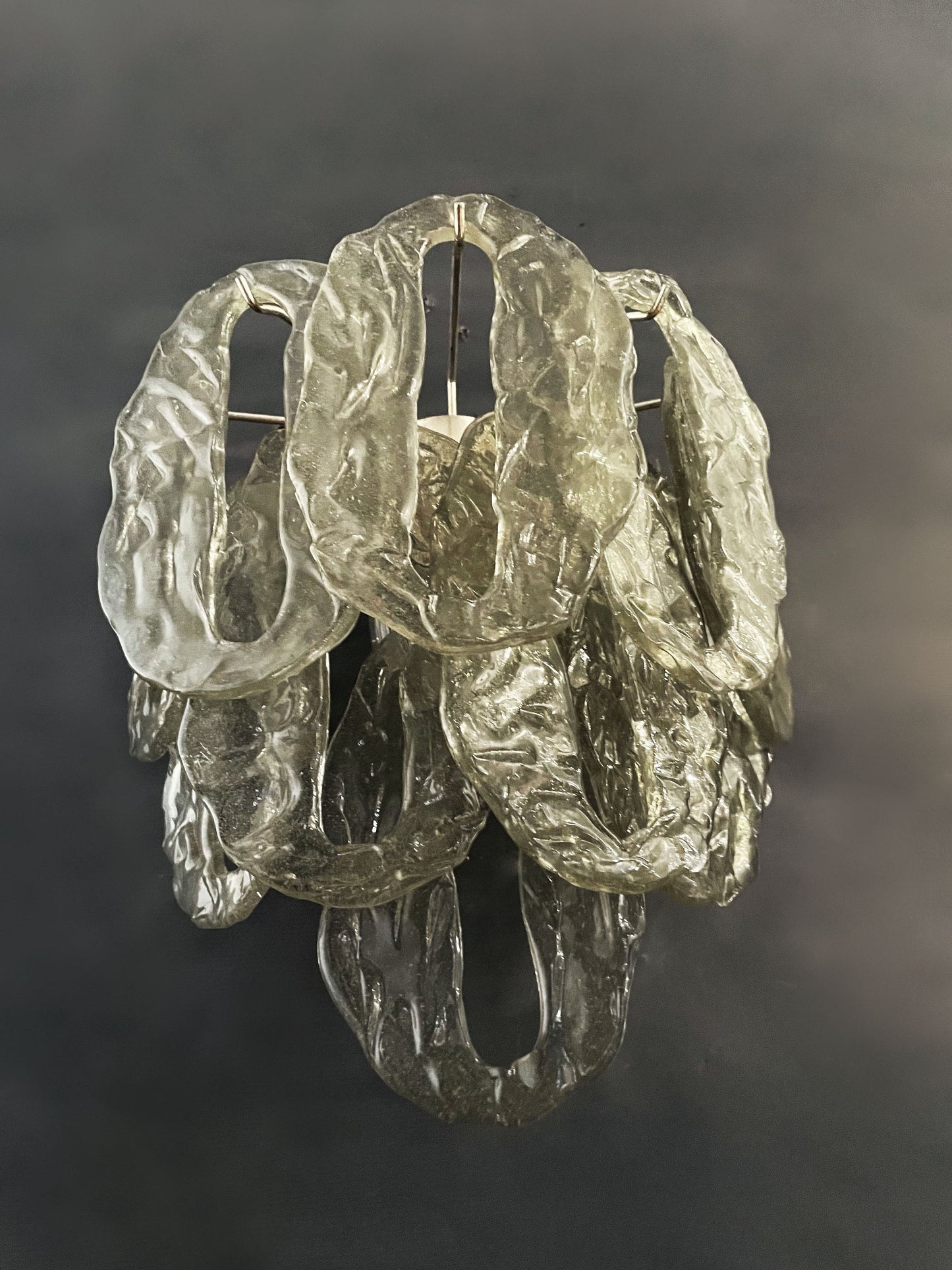 Murano wall lamp Pulegosi Antique green