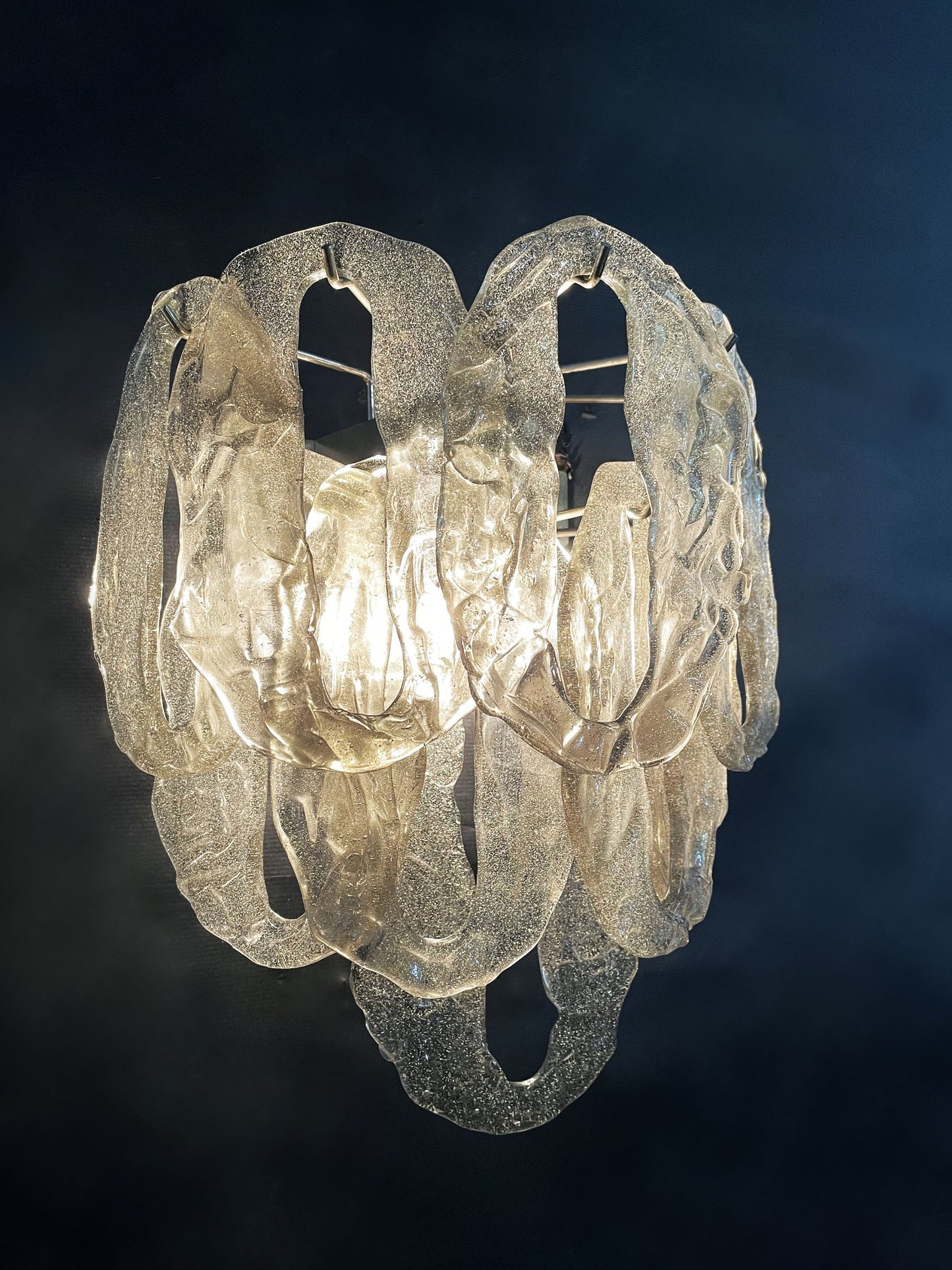 Murano wall lamp Pulegosi Antique green