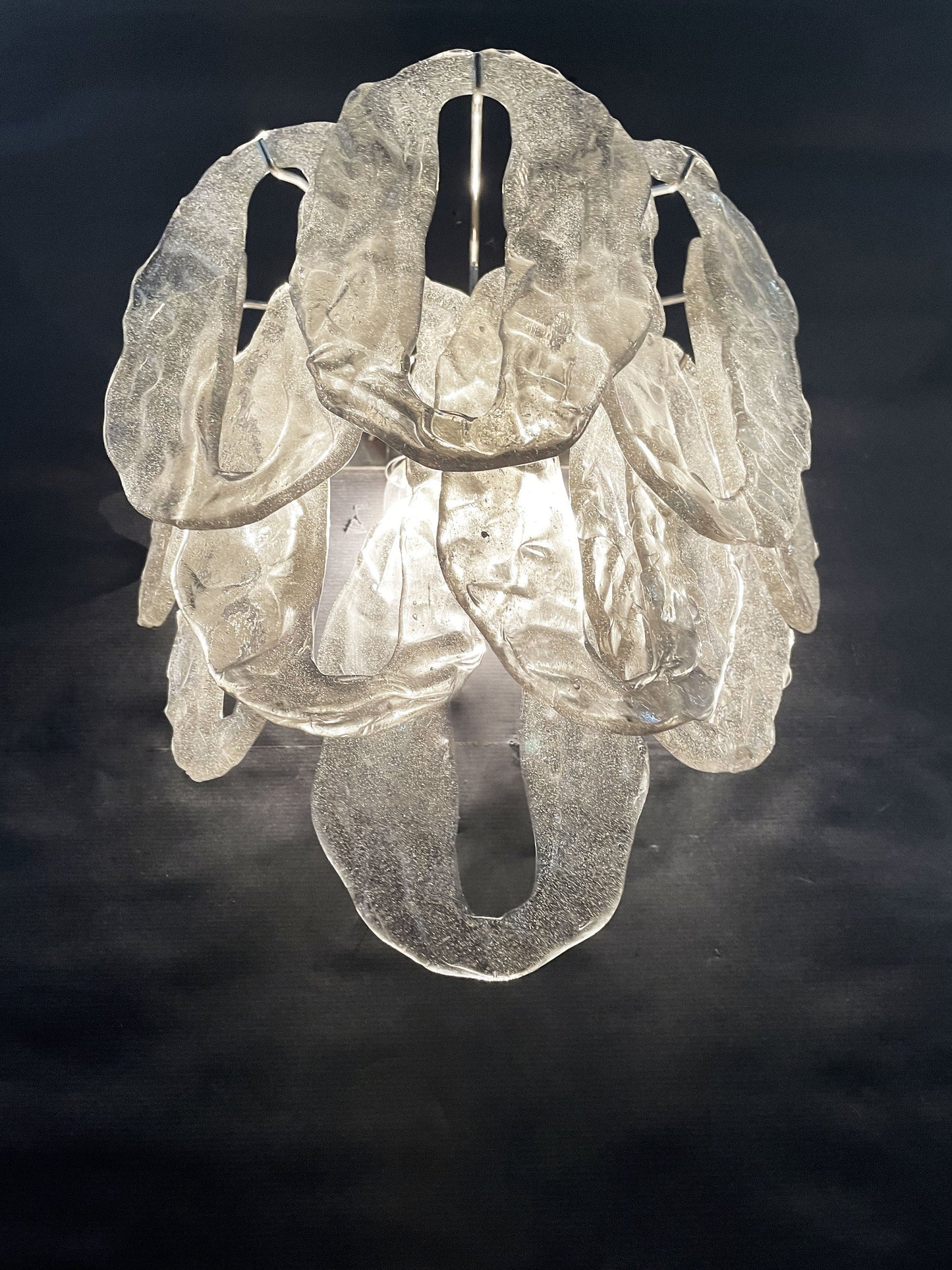 Murano wall lamp Pulegosi Antique green