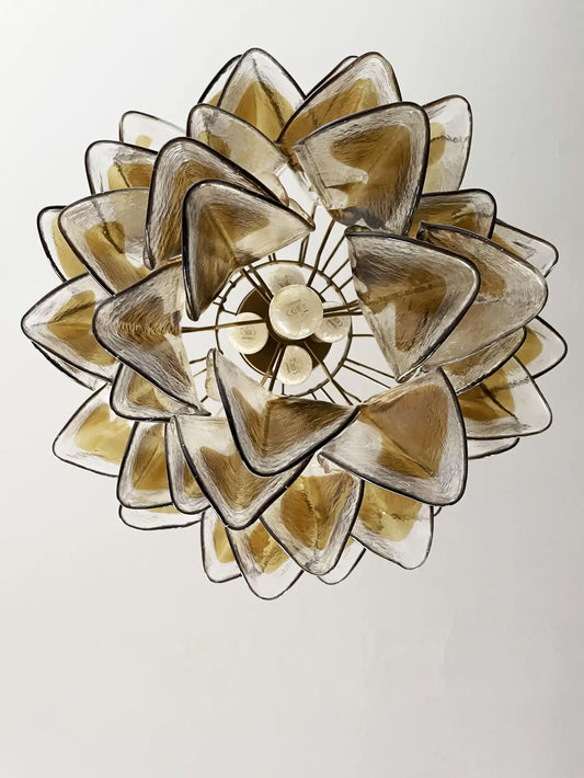 Murano ceiling chandelier Rondini Ø55 - 41 glass