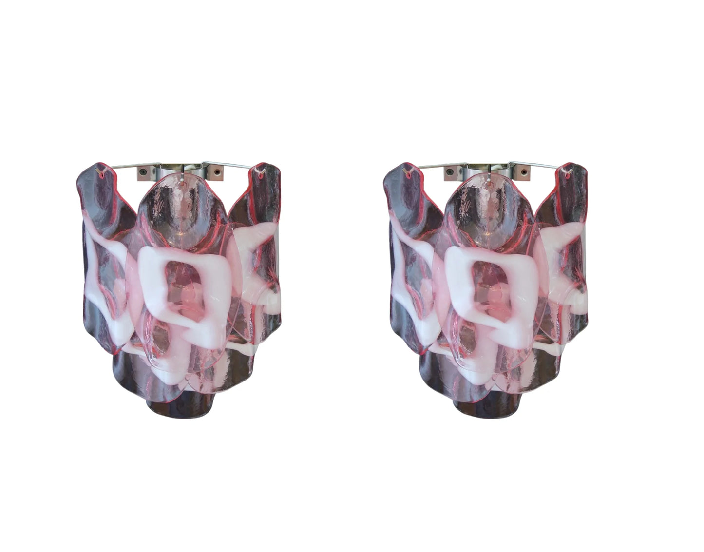 Murano wall lamp Dolci Rosa