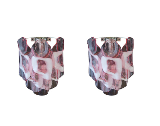 Murano wall lamp Dolci Rosa
