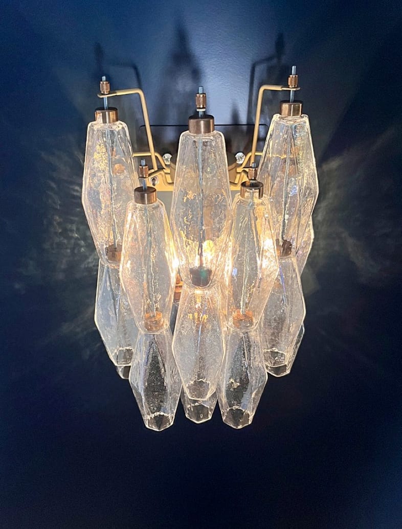 Vägglampa Poliedri - Pärlemo