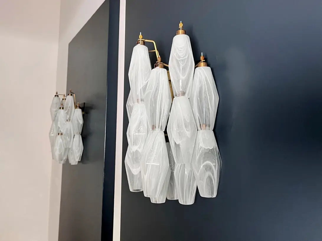 Wall lamp Poliedri Alabaster
