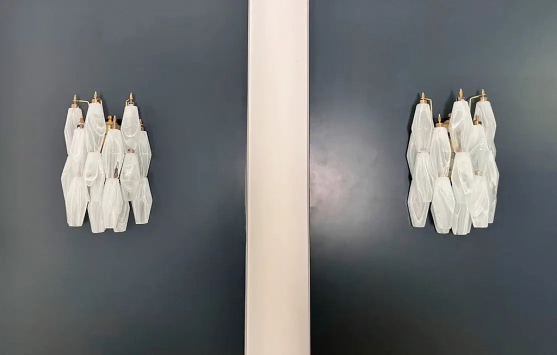 Wall lamp Poliedri Alabaster