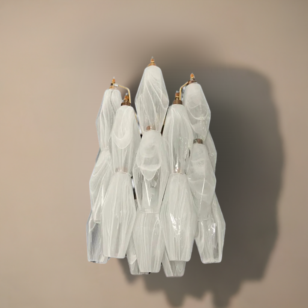Wall lamp Poliedri Alabaster