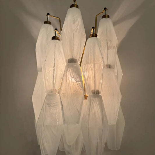 Wall lamp Poliedri Alabaster