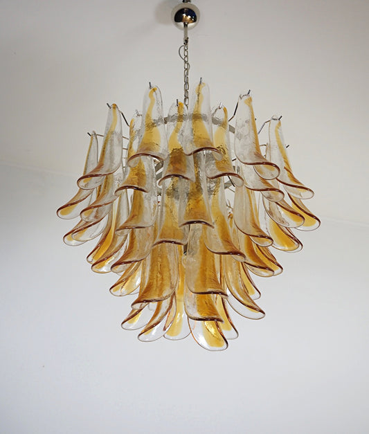 Murano chandelier Mazzega Ø70 - 53 Sand