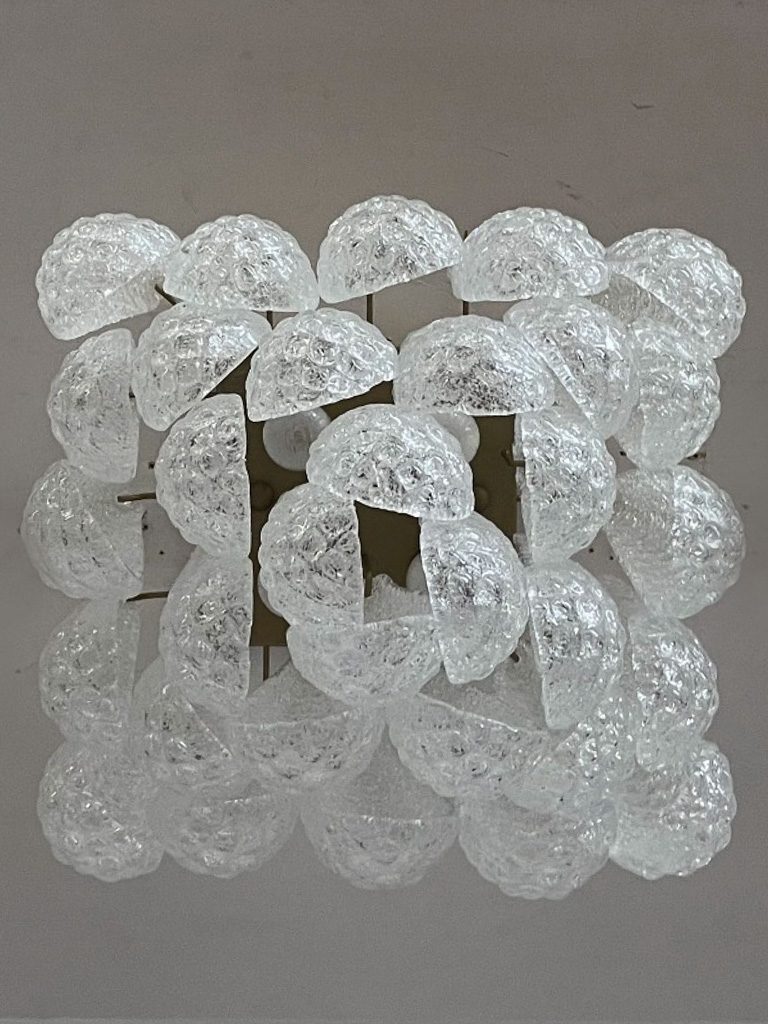 Murano plafond Campelli brass Ø35 - 32 glass