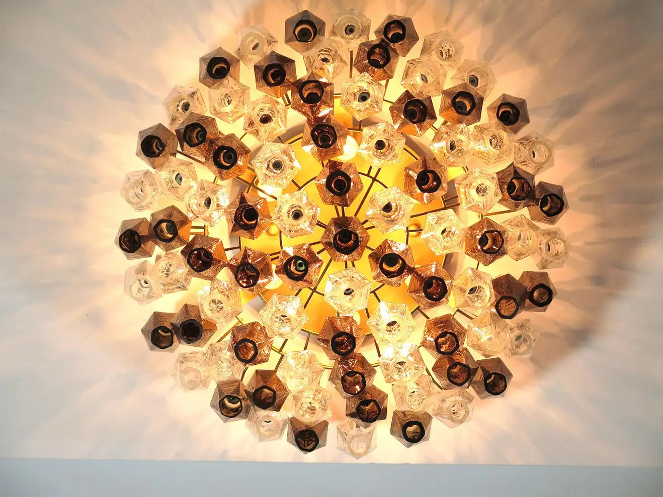 Murano chandelier Poliedri Ø60